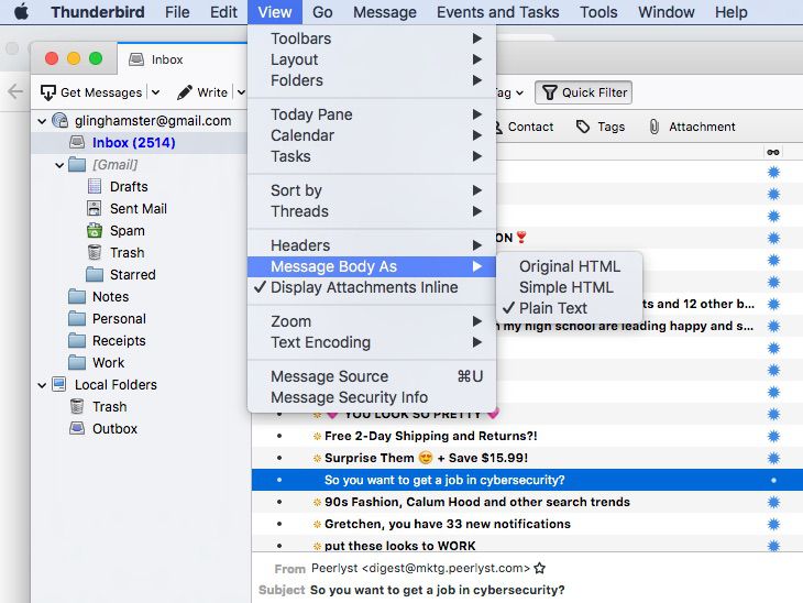 mozilla mail client for mac